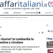 Fanghi Rifiuto o Risorsa? In Lombardia la Gestione è Innovativa e Circolare per Affari Italiani