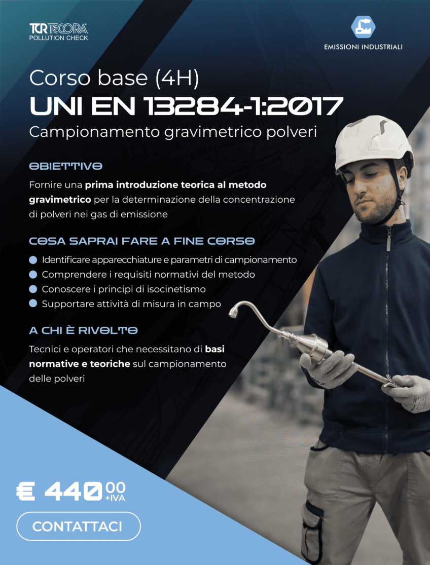 TCR Tecora_Corso base_UNI EN 13284-1:2017